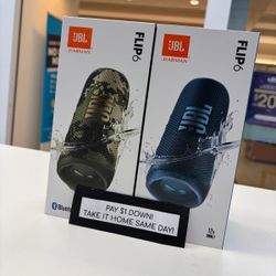 Jbl Flip 6 Bluetooth Speaker New - Pay $5 today and the rest later!!