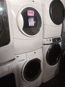 Kenmore front load washer and dryer set working perfectly special price $399