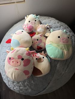Squishmallows Cows