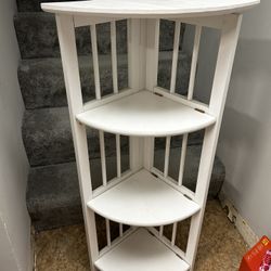 White Corner Shelf