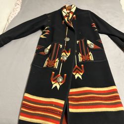 Native American Southwestern  Full Length Chief Jacket for Men