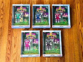SEALED - Mighty Morphin Power Rangers - Auto Morphin - Legacy Collection Figures - BANDAI