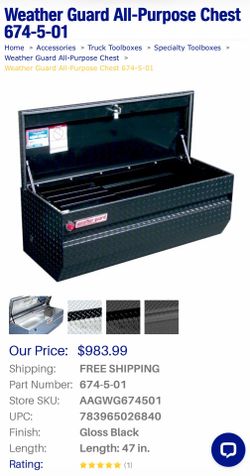 Weather guard tuck storage box