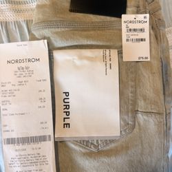 Dirty Wax Purple Jeans 