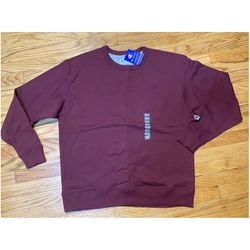 Champion Power Blend Crew Sweatshirt Men’s sz XL NEW! Burgundy 