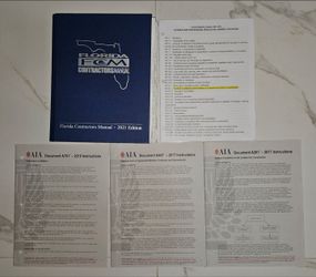 Florida Contractors Manual 2021 Edition with AIA Documents