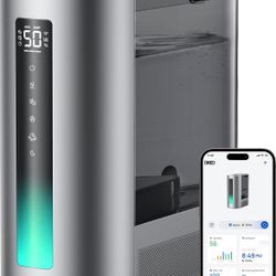 Dreo 6L Humidifiers for Bedroom, Smart Warm & Cool Mist for Large Room, 60Hr Quiet Runtime for Baby, Plant, Humidity Sensor, Indicator Light, 12H Time