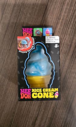 Needoh Nice Cream Cone BLUE NEW