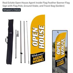 Agent Inside Flag Feather Banner Flag