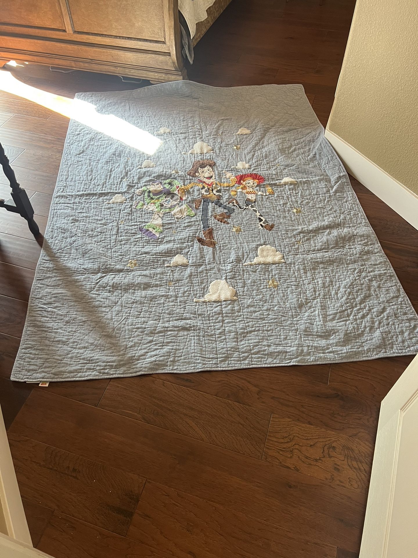 Pottery Barn Twin Toy Story Quilt With Pillow Sham