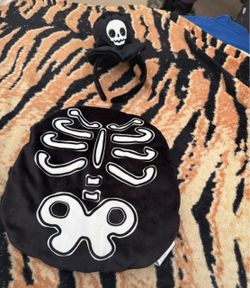 Kids Skeleton carrier Halloween Costume Set
