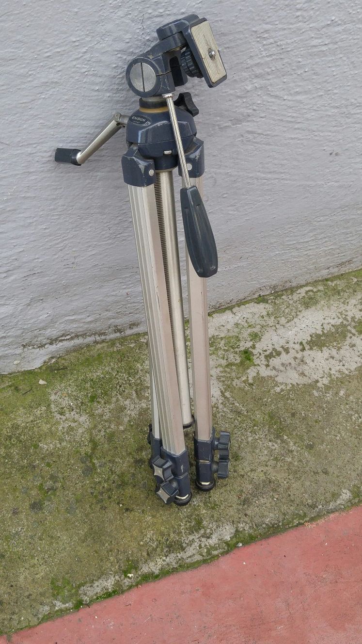Vintage Tripod - "Ensign Senior" Telescoping Camera Tripod from Hollywood Acme-Lite - Telescoping Tripod made in Chicago! - $30 OBO!