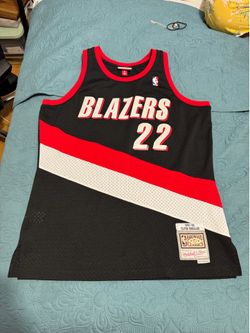 Clyde Drexler Portland Trail Blazers 1991-92 Black Authentic Swingman Jersey