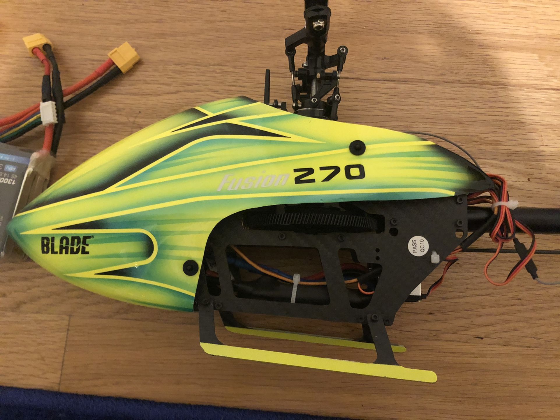 Blade fusion 270 Rc Helicopter BNF With Spectrum With 5 Lipo Batteries