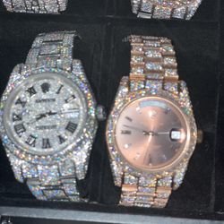 Iced-Out Luxury Watch 💎 Lab-Diamond 