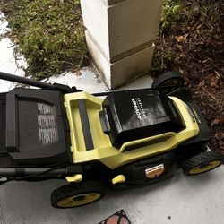 RYOBI 40V HP Brushless 20 in. Cordless Battery Walk-Behind Push Lawn Mower with Battery & Charger