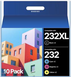 822XL 822 WF-3820 Printer Ink Cartridges Remanufactured Replacement for Epson 822XL Ink Cartridges Combo Pack for Epson 822 XL for Workforce Pro WF-48