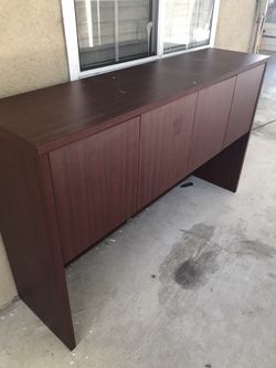 cabinet and corner desk
