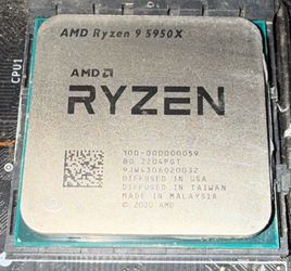 AMD Ryzen 9 5950X CPU - 16 Cores / 32 Threads (Socket AM4)