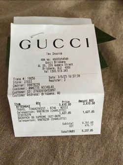 Authentic Gucci GG Supreme Backpack