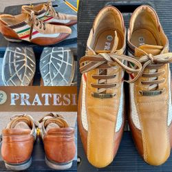 PRATESI Italian Leather Men’s Sport Shoes - Euro 43/US 10 - Gently Used