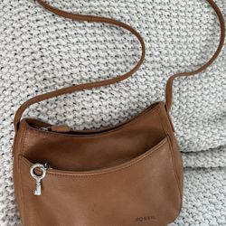 Fossil Leather Crossbody Bag