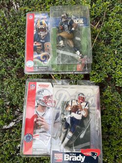Mcfarlane NFL Tom Brady and Marshall Faulk