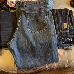 Womens Lee Relaxed Straight Leg Jeans Sz10