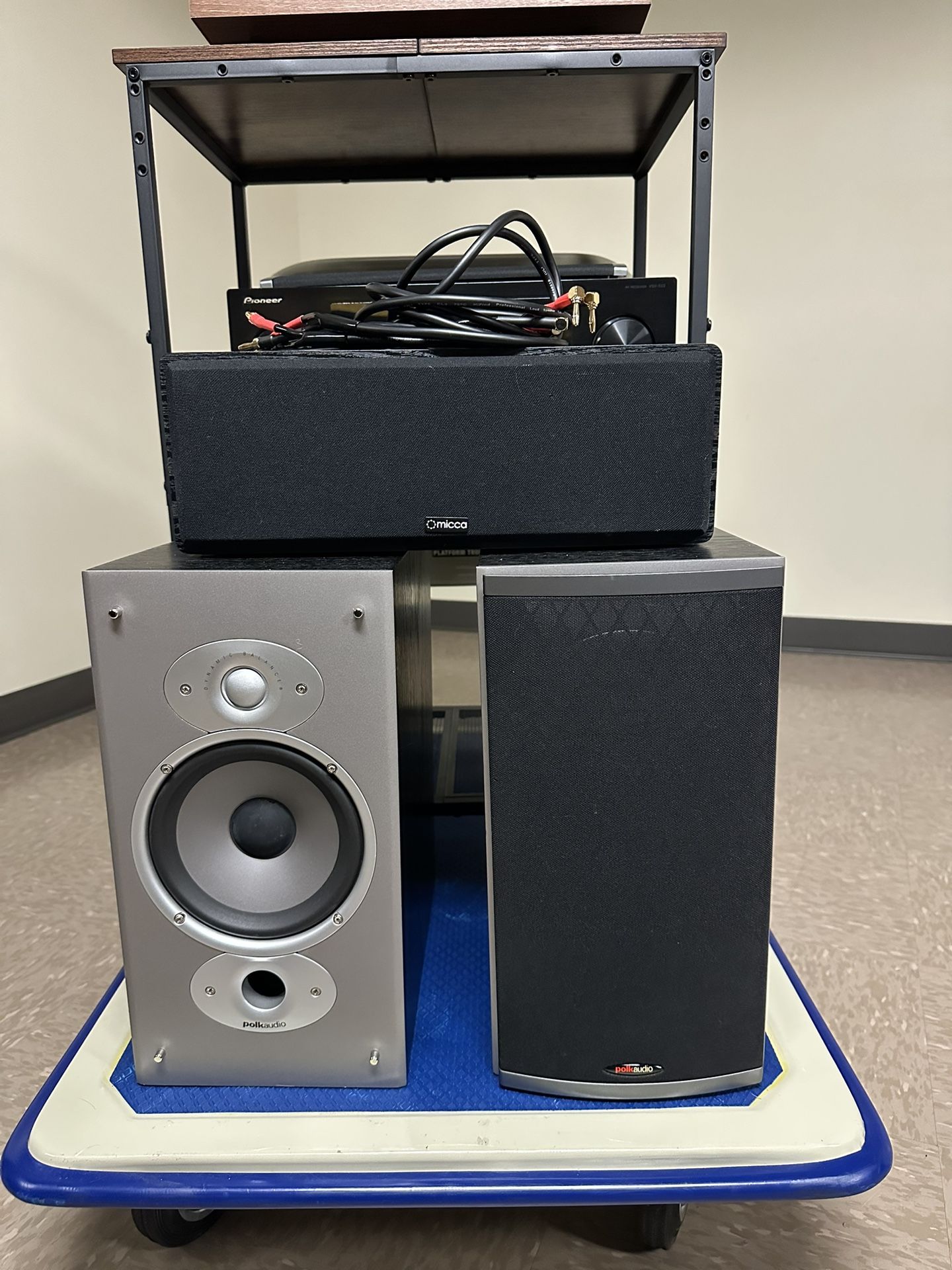 Record Player, Speakers & Receiver Bundle