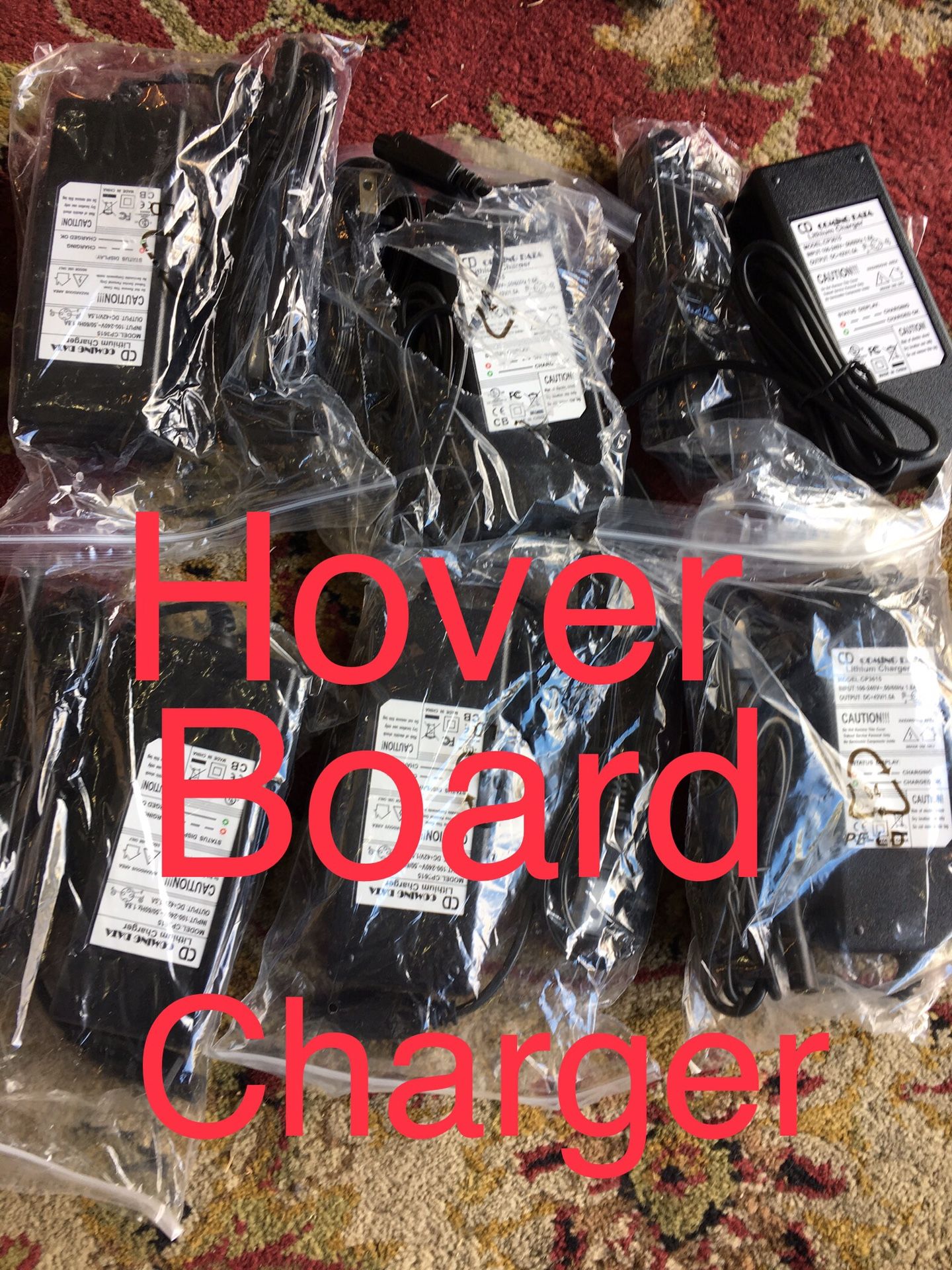 Hoverboard chargers. New