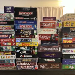 Board Games For Sale Or Trade