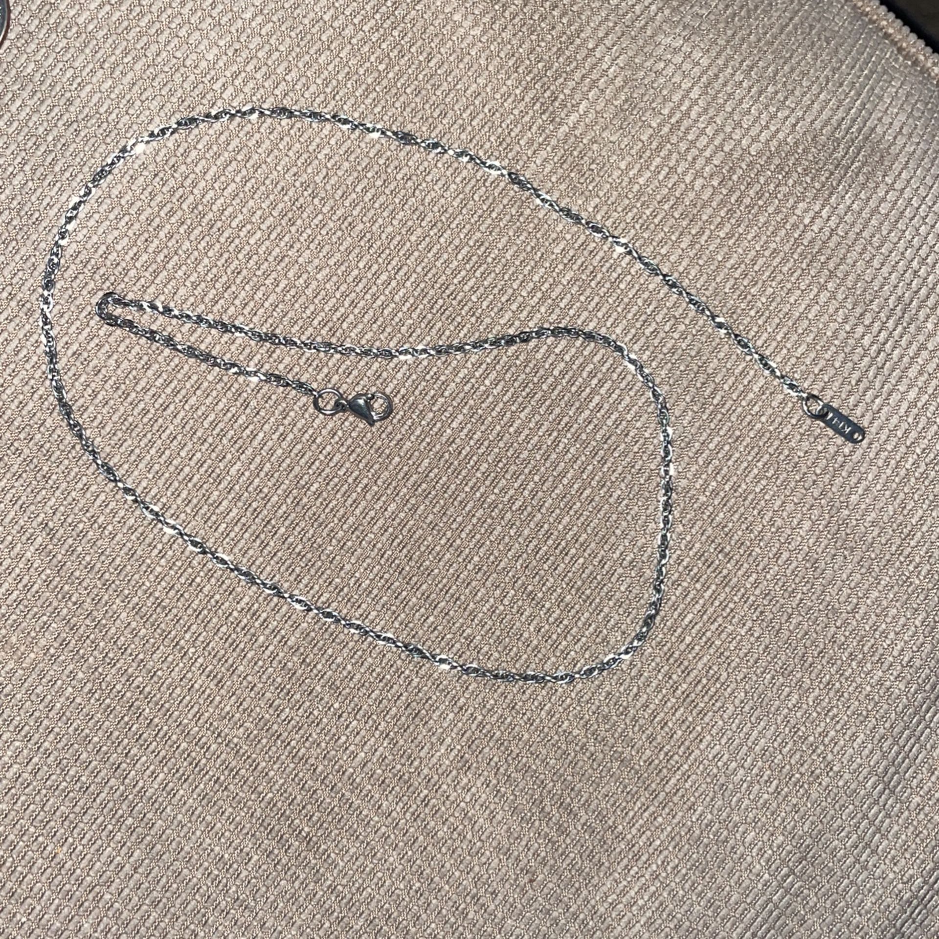 14k White Gold Chain