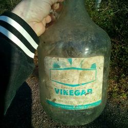 Antique Richfood Vinegar Gallon Glass Jug