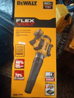 FLEXVOLT 60V MAX 160 MPH 760 CFM Brushless Cordless Battery Powered Blower Kit w/ (1) FLEXVOLT 12 Ah Battery and Charger
