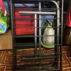 Twin Size Metal Bed Frame – Black (No Box Spring Needed)