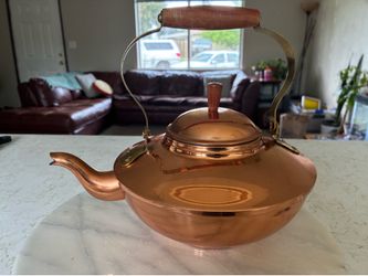 Copper tea pot