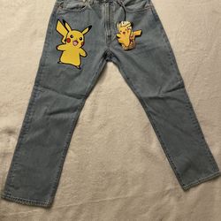 Brand New Levi’s 551Z Pokemon Size W31 L30
