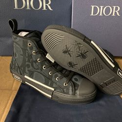 CD Black Monogram Sneakers (ON SALE)