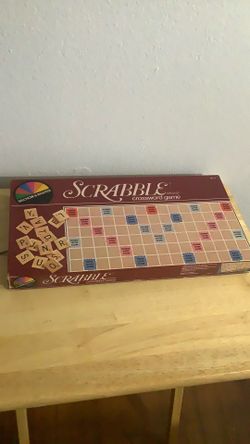 Scrabble crossword game 1982 vintage complete