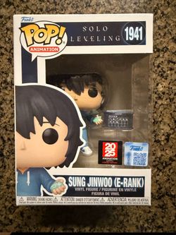 Solo Leveling Sung Jinwoo (e rank) anime expo shared Funko