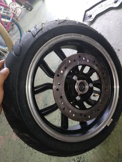 New Motor Scooter Wheel with Tire and Brake Rotor