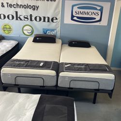 King adjustable base with  zero gravity + 2  plush hybrid, twin XL mattress is