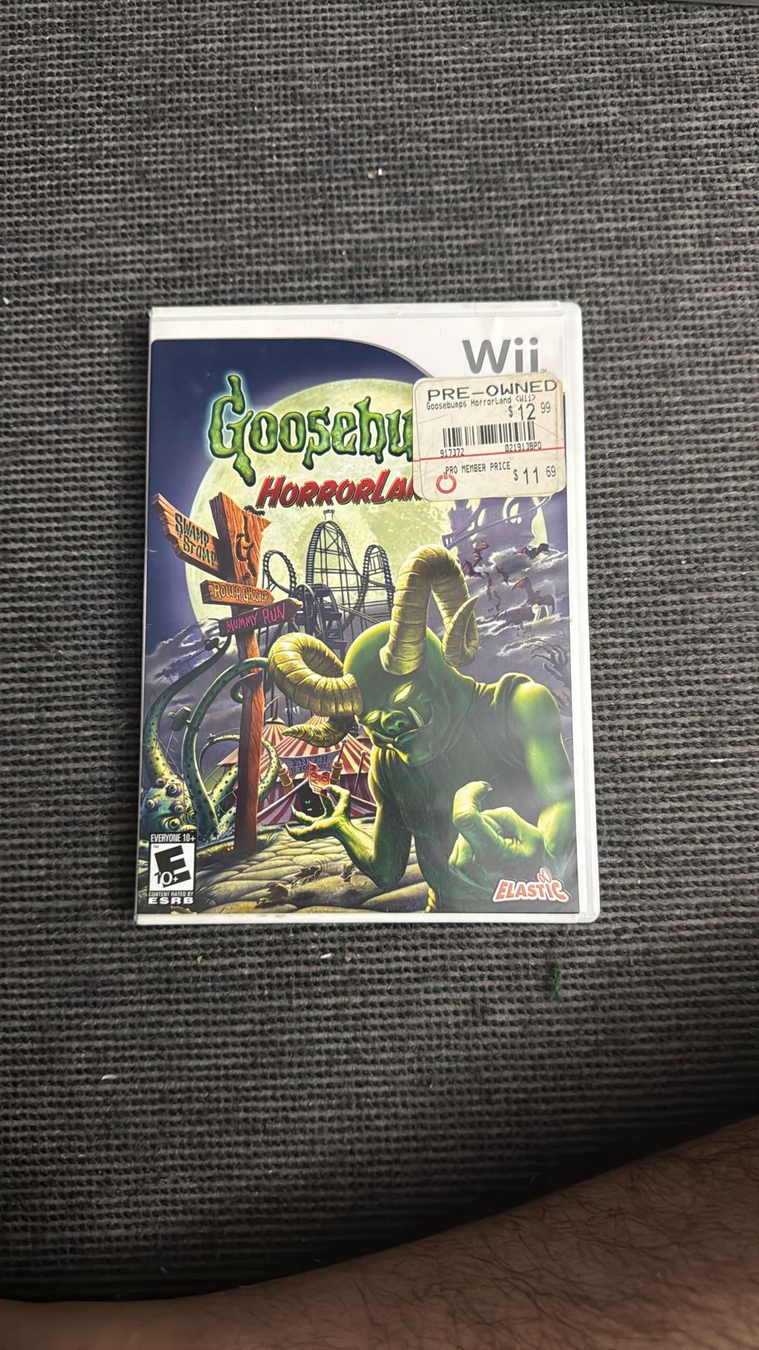 Wii Game Goosebumps Horrorland Game