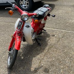 1982 Honda C70 Motorcycle 