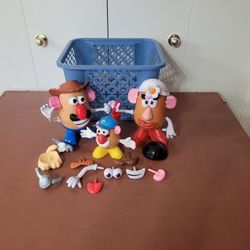 Mr & Mrs. Potato Head & Pup --  40 Pieces 
