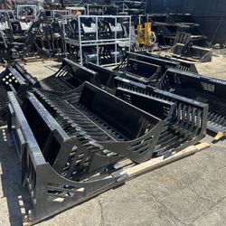 Skid steer/ Track Skid Steer/ Mini Excavator/ Mini Skip Skid Attachment 