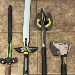 4 Nerf Foam Weapons 