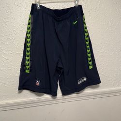 Seahawks Football Shorts Size Large