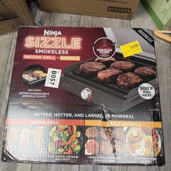 Ninja Sizzle: Smokeless Indoor Grill And Griddle
