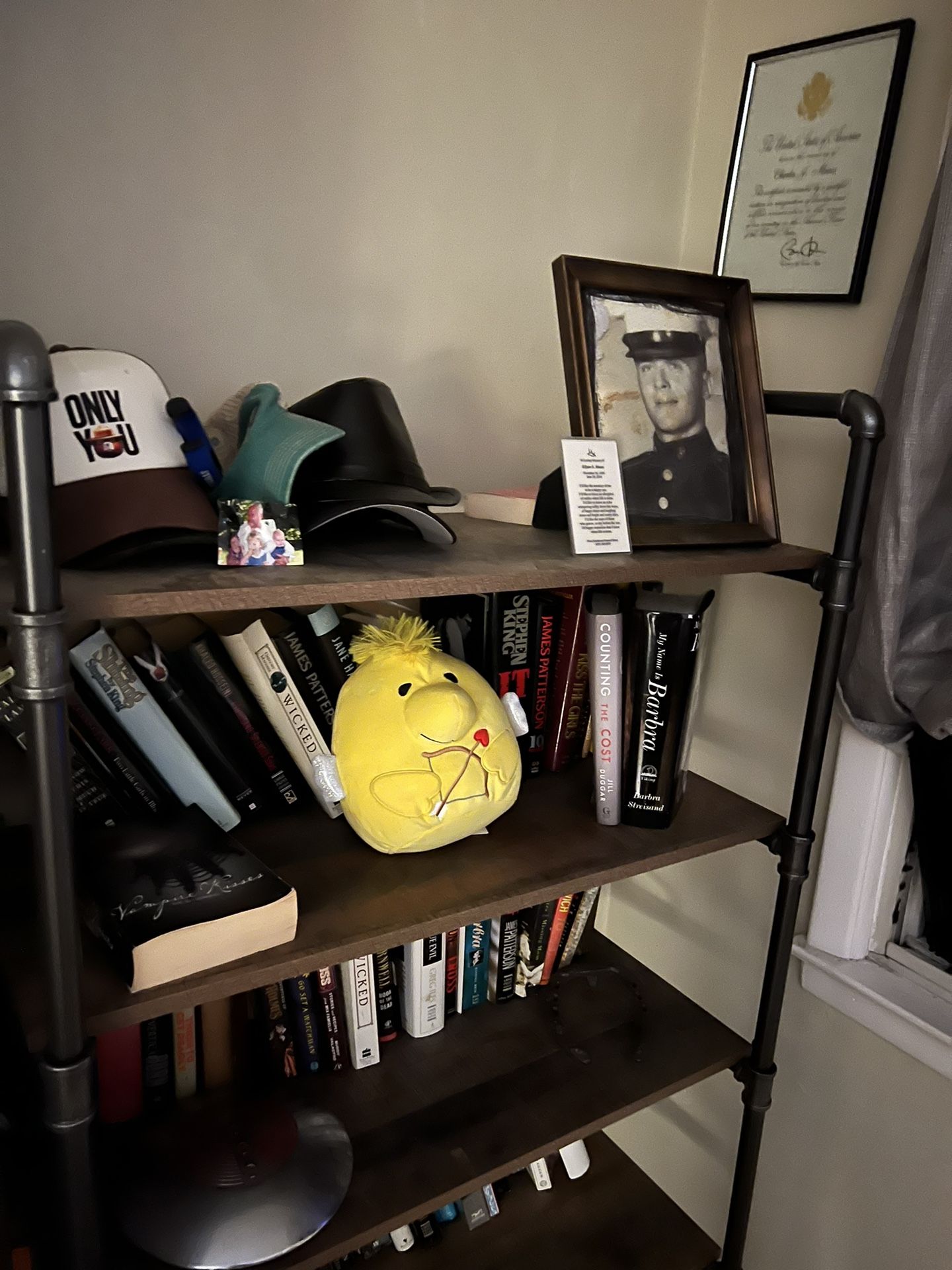 Metal And Wood Book Case. Moving Sale